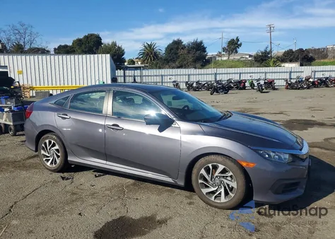 2016 Honda Civic Ex from USA, damaged, VIN 2HGFC2F78GH520682